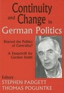 Cover: Continuity and Change in German Politics - Routledge