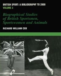 Abbildung von: British Sport - a Bibliography to 2000 - Routledge