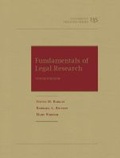 Cover: Fundamentals of Legal Research - Foundation Press