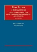 Cover: Real Estate Transactions, Cases and Materials on Land Transfer, Development and Finance - Foundation Press