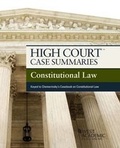 Cover: High Court Case Summaries on Constitutional Law, Keyed to Chemerinsky - Foundation Press