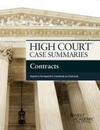Abbildung von: High Court Case Summaries on Contracts, Keyed to Farnsworth - Foundation Press
