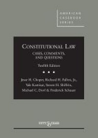 Enlarge image Cover: Constitutional Law - West Academic Press