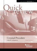 Cover: Quick Review of Criminal Procedure - West Academic Press