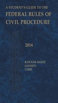 Abbildung von: A Student's Guide to the Federal Rules of Civil Procedure - West Academic Press