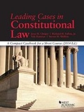 Cover: Leading Cases in Constitutional Law, a Compact Casebook for a Short Course - West Academic Press