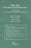 Cover: 2014-2015 Supplement for Use with All Pleading and Procedure Casebooks - West Academic Press