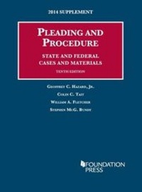 Abbildung von: Pleading and Procedure, State and Federal, Cases and Materials - West Academic Press