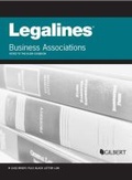 Cover: Legalines on Business Associations, Keyed to Klein - West Academic Press