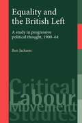 Cover: Equality and the British Left - Manchester University Press