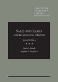 Cover: Sales and Leases - West Academic Press