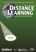Cover: Distance Learning - Issue - Information Age Publishing