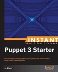 Cover: Instant Puppet 3 starter - Packt Publishing