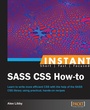 Cover: Instant SASS CSS How-to - Packt Publishing