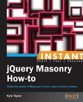 Cover: Instant jQuery Masonry How-to - Packt Publishing