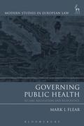 Cover: Governing Public Health - Hart Publishing