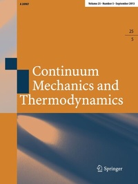 Abbildung von: Continuum Mechanics and Thermodynamics - Springer