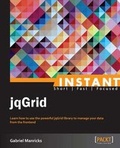 Cover: Instant jqGrid - Packt Publishing