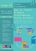 Cover: Code-It: How To Teach Primary Programming Using Scratch - The University of Buckingham Press