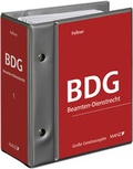 Cover: BDG - Beamtendienstrechtsgesetz 1979, inkl. 66. Erg.-Lfg. - Manz