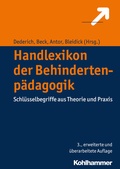 Cover: Handlexikon der Behindertenp&auml;dagogik - Kohlhammer