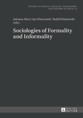 Cover: Sociologies of Formality and Informality - Peter Lang Verlag