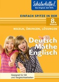 Cover: Deutsch, Mathe, Englisch in der 8. Klasse - Ullmann Medien