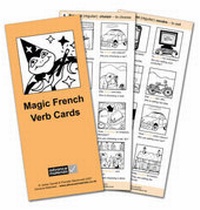 Abbildung von: Magic French Verb Cards Flashcards (8) - Advance Materials