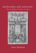 Cover: Authorship and Authority - Manchester University Press