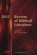 Cover: Review of Biblical Literature, 2012 - SBL Press