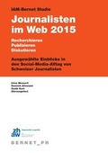 Cover: IAM-Bernet Studie Journalisten im Web 2015 - buch & netz