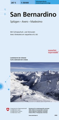 Abbildung von: 267S San Bernardino Schneesportkarte - swisstopo