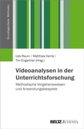 Cover: Videoanalysen in der Unterrichtsforschung - Beltz eBook