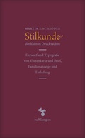 Cover: Stilkunde der kleinen Drucksachen - zu Klampen Verlag