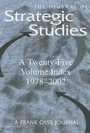 Cover: Journal of Strategic Studies - Routledge