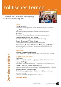 Abbildung von: Politisches Lernen - Barbara Budrich
