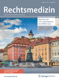 Cover: Rechtsmedizin - SpringerMedizin
