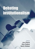 Cover: Debating Institutionalism - Manchester University Press