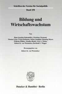 Abbildung von: Bildung und Wirtschaftswachstum - Duncker & Humblot