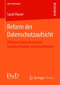 Cover: Reform der Datenschutzaufsicht - Springer Vieweg