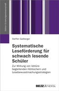 Cover: Systematische Lesef&ouml;rderung f&uuml;r schwach lesende Sch&uuml;ler - Beltz eBook
