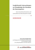 Cover: Vergleichende Untersuchungen zur Morphologie der Hornhaut der Hauss&auml;ugetiere - VVB Laufersweiler Verlag