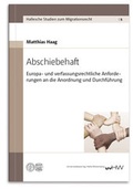 Cover: Abschiebehaft - Universit&auml;tsverlag Halle-Wittenberg