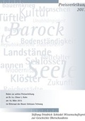 Cover: Friedrich Schiedel Wissenschaftspreis zur Geschichte Oberschwabens 2013 - Landratsamt Ravensburg