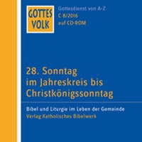 Enlarge image Cover: Gottes Volk LJ C8/2016 CD-ROM - Katholisches Bibelwerk