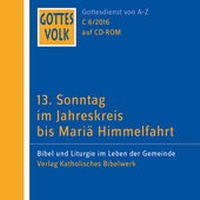Enlarge image Cover: Gottes Volk LJ C6/2016 CD-ROM - Katholisches Bibelwerk