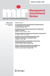 Abbildung von: Management International Review - Springer