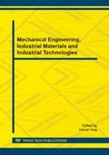Cover: Mechanical Engineering, Industrial Materials and Industrial Technologies - Trans Tech Publications Ltd