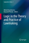 Cover: Logic in the Theory and Practice of Lawmaking - Springer