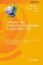 Cover: Computer and Computing Technologies in Agriculture VIII - Springer